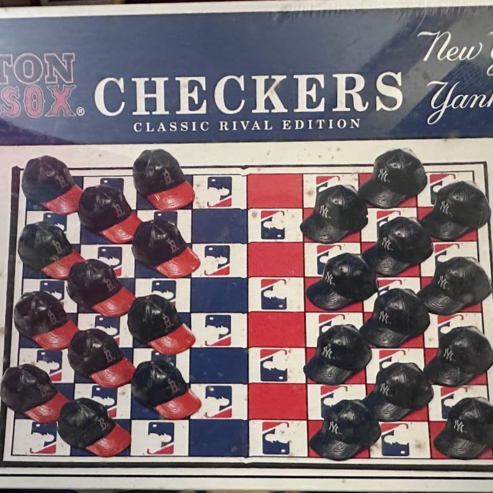 1997 Official MLB Boston Red Sox vs New York Yankees Checkers Rival Ed Brand New